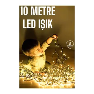 Gün Işığı 10 Metre Led Işık Şerit Led Süsleme Parti Malzemesi