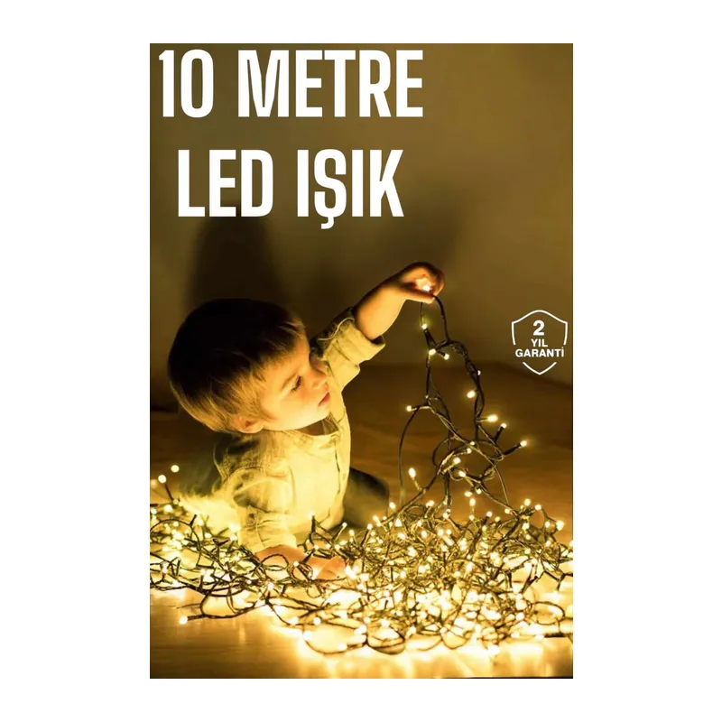 Gün Işığı 10 Metre Led Işık Şerit Led Süsleme Parti Malzemesi