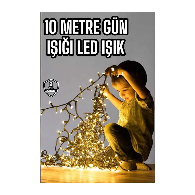 10 Metre Led Işık Saçaklı Dekoratif Şerit Led