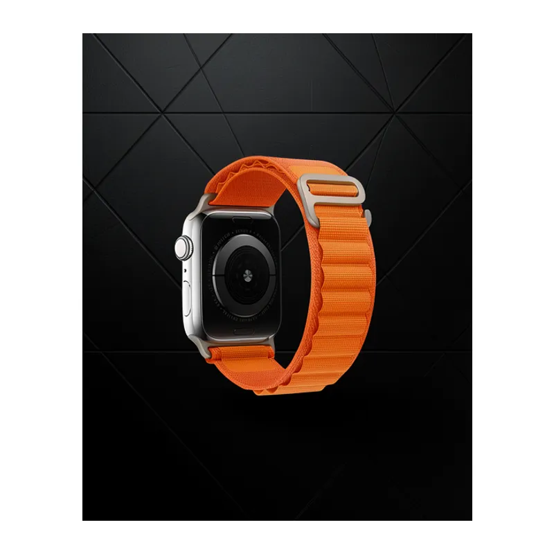 Apple Watch 42mm Mountain Kordon - Turuncu