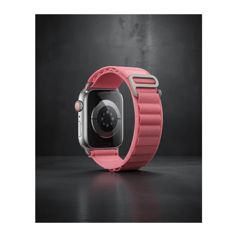 Apple Watch 42mm Mountain Kordon - Pembe