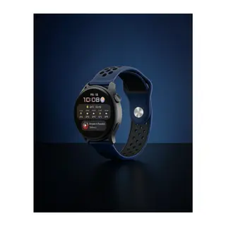 Samsung Watch 22mm Spor Delikli Kordon - Lacivert Siyah