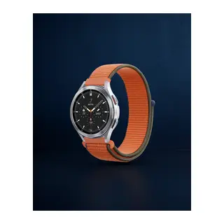 Watch 22mm Hasırlı Cırtcırtlı Kordon - Turuncu