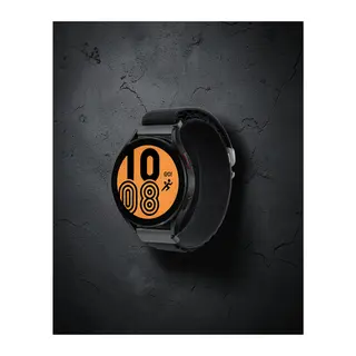 Samsung Watch 20mm Kr410 Kumaş Kordon - Siyah