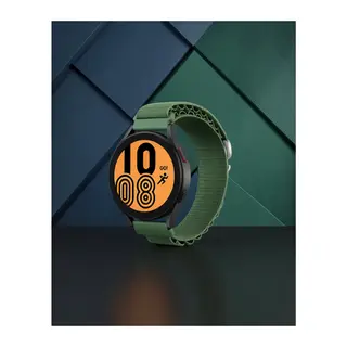 Samsung Watch 20mm Kr410 Kumaş Kordon - Yeşil
