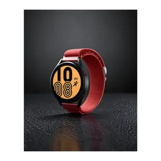 Samsung Watch 20mm Kr410 Kumaş Kordon - Kırmızı