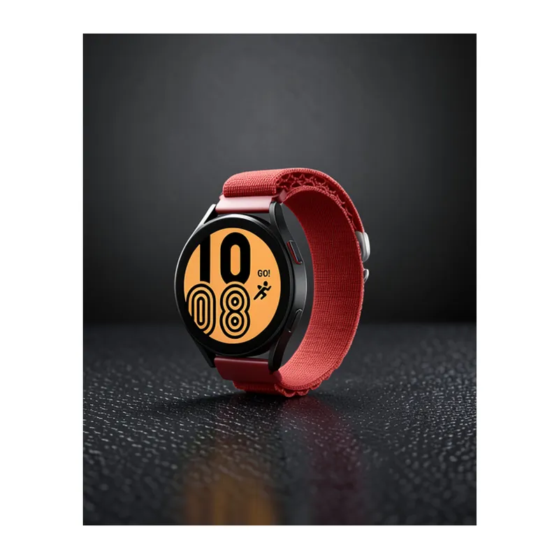 Samsung Watch 20mm Kr410 Kumaş Kordon - Kırmızı