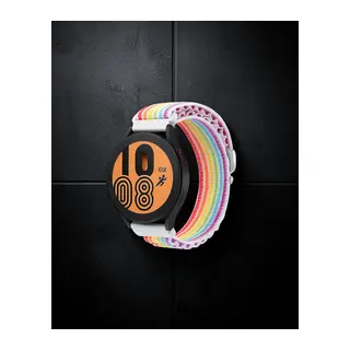 Watch 20mm Kr410 Kumaş Kordon - Gökkuşağı