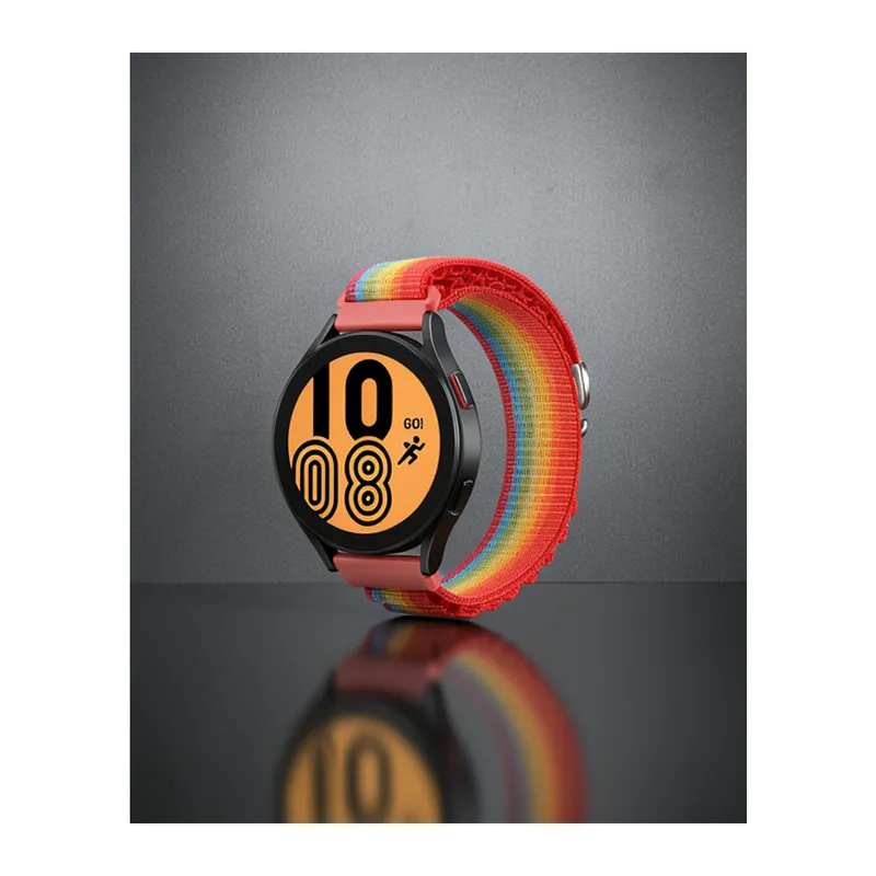 Samsung Watch 20mm Kr410 Kumaş Kordon - Gökkuşağı 1