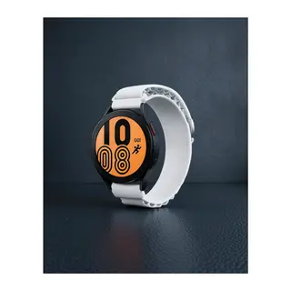 Samsung Watch 22mm Kr410 Kumaş Kordon - Beyaz