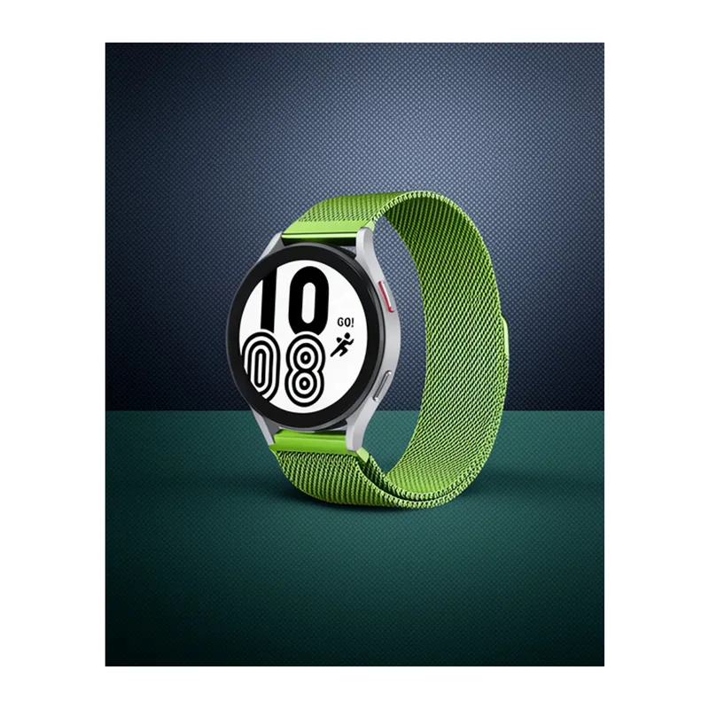 Samsung Watch 22mm Metal Mıknatıslı Kordon - Yeşil