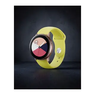Watch 22mm Klasik Kordon - Sarı