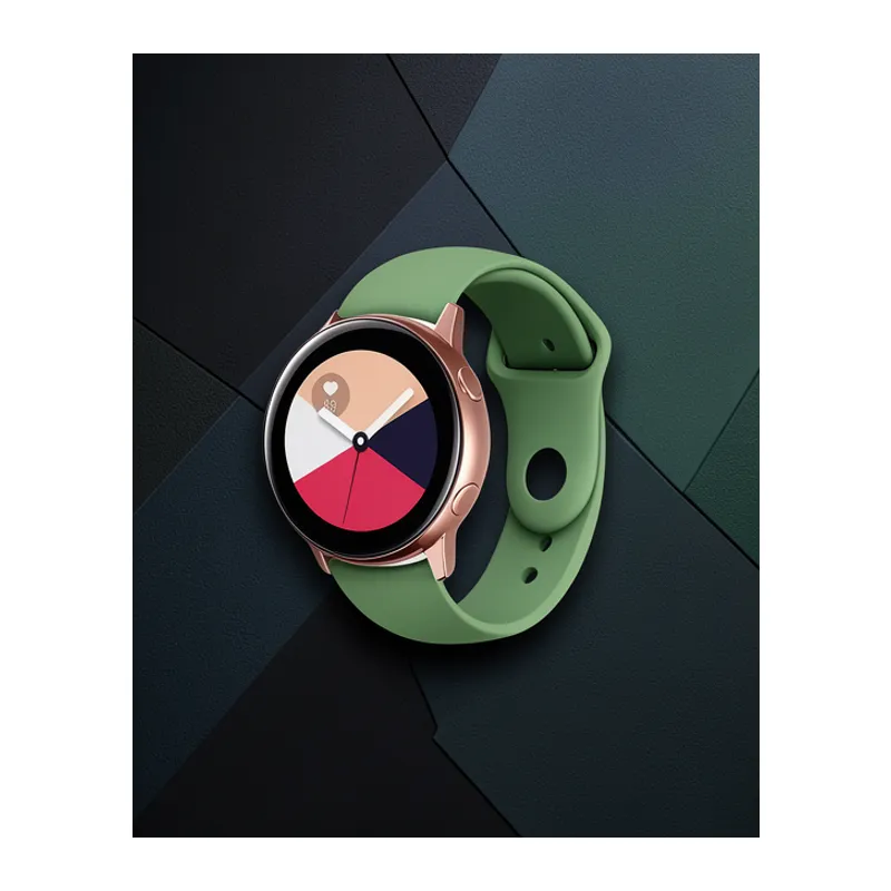 Watch 22mm Klasik Kordon - Açık Yeşil