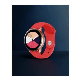 Samsung Watch 20mm Klasik Kordon - Kırmızı