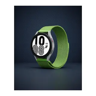 Samsung Galaxy Watch 4 Metal Mıknatıslı Kordon - Yeşil
