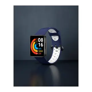 Xiaomi Redmi Watch 2 Spor Delikli Kordon - Lacivert-beyaz