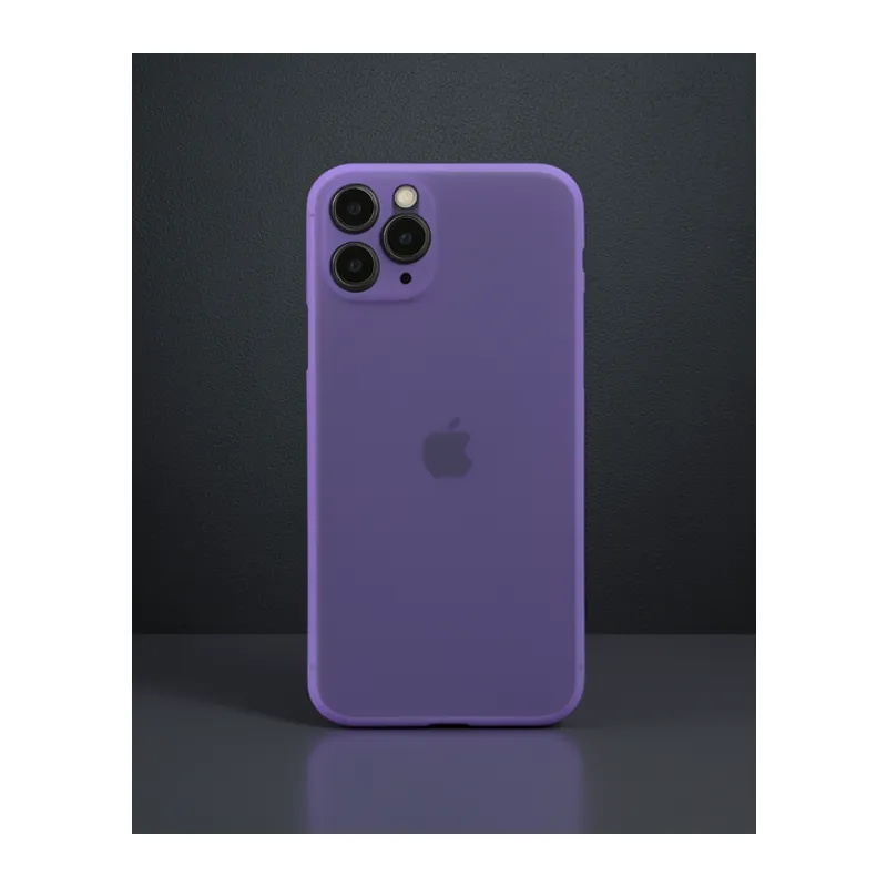 Apple İphone 11 Pro Max Kılıf Pp Ultra İnce Kapak - Mor