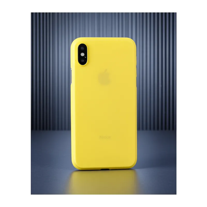 Apple İphone Xs Max Kılıf Pp Ultra İnce Kapak - Sarı