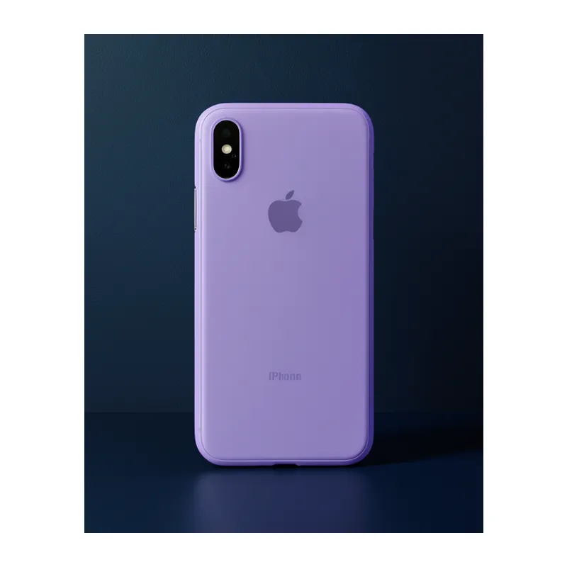 Apple İphone Xs Max Kılıf Pp Ultra İnce Kapak - Mor