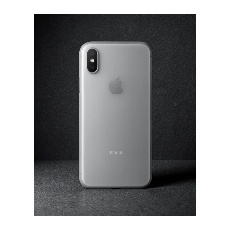 Apple İphone Xs Max Kılıf Pp Ultra İnce Kapak - Gri