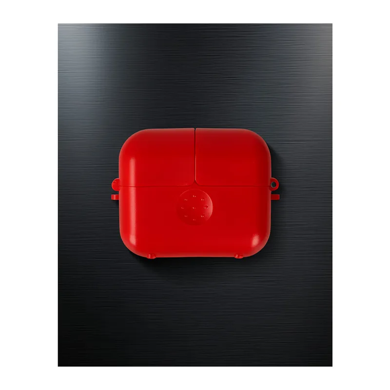 AirPods 3 (3. Nesil) Basmalı Kılıf - Kırmızı
