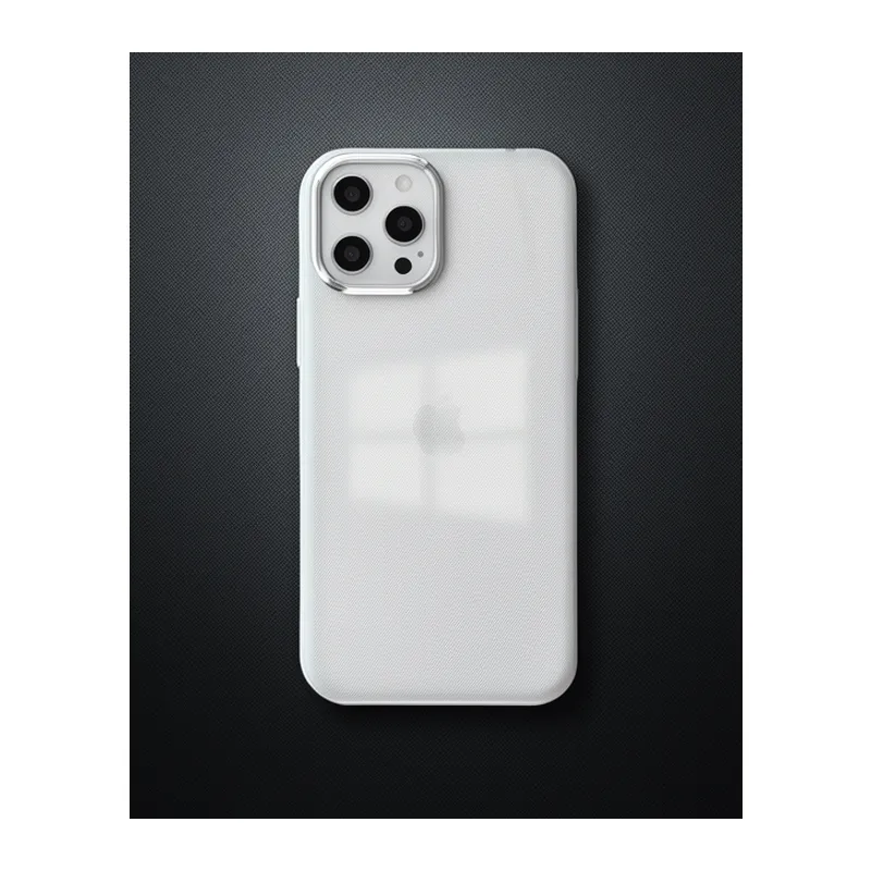 Apple İphone 12 Pro Max Kılıf Element Silikon - Gümüş