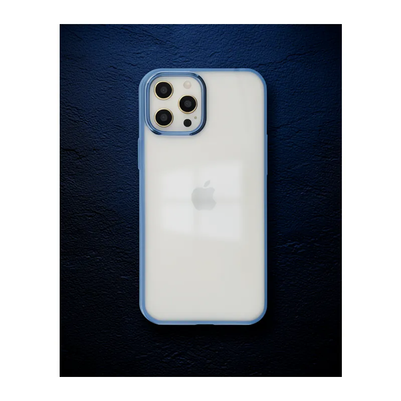Apple İphone 12 Pro Max Kılıf Element Silikon - Mavi
