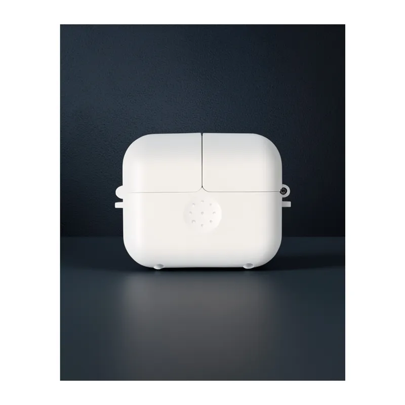 AirPods 3 (3. Nesil) Basmalı Kılıf - Beyaz