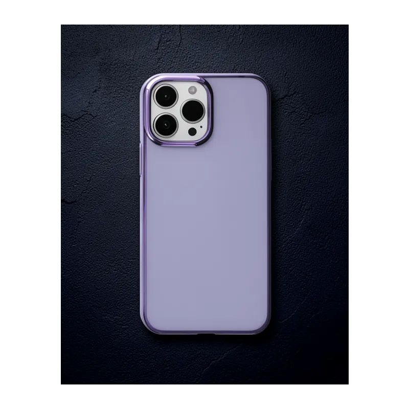 Apple İphone 13 Pro Kılıf Element Silikon - Mor