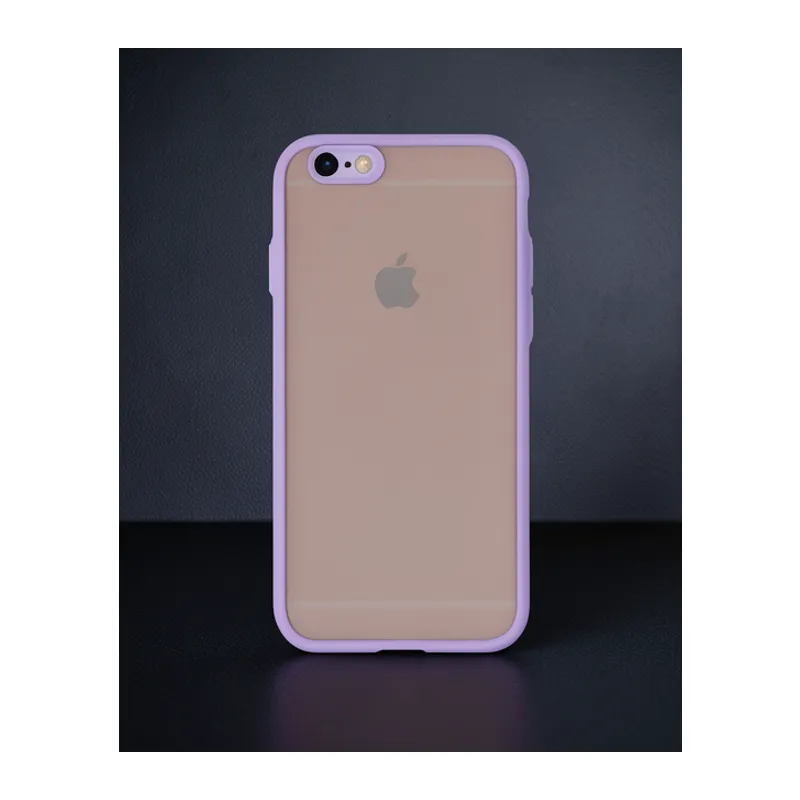 Apple İphone 6 Kılıf Montreal Silikon Kapak - Mor