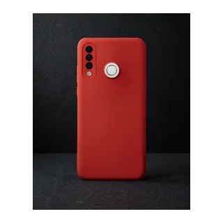 Huawei P30 Lite Kılıf Nano İçi Kadife Silikon - Kırmızı