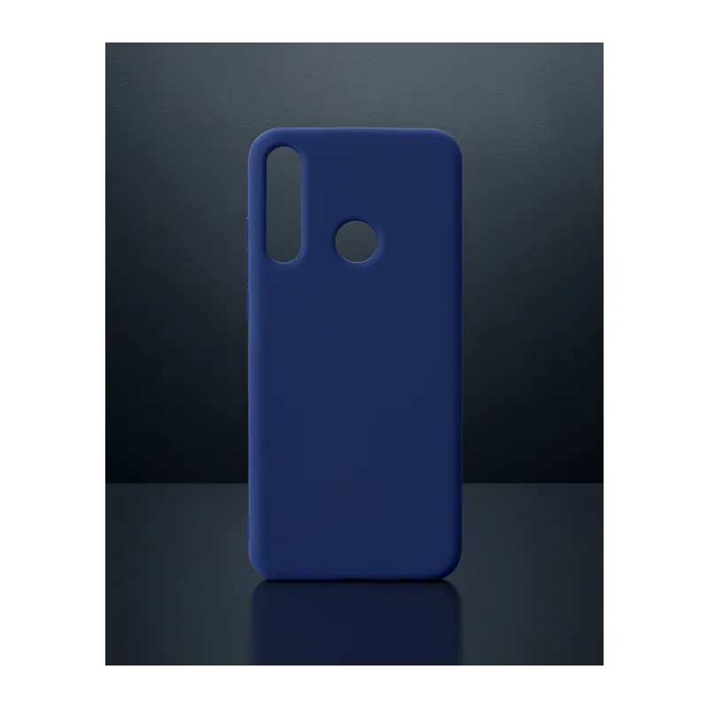 Huawei Y6p Kılıf Nano İçi Kadife Silikon - Lacivert