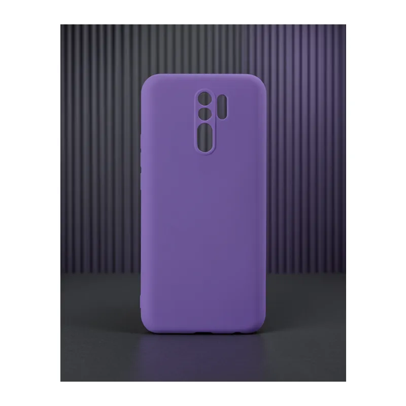 Xiaomi Redmi 9 Kılıf Nano İçi Kadife Silikon - Mor