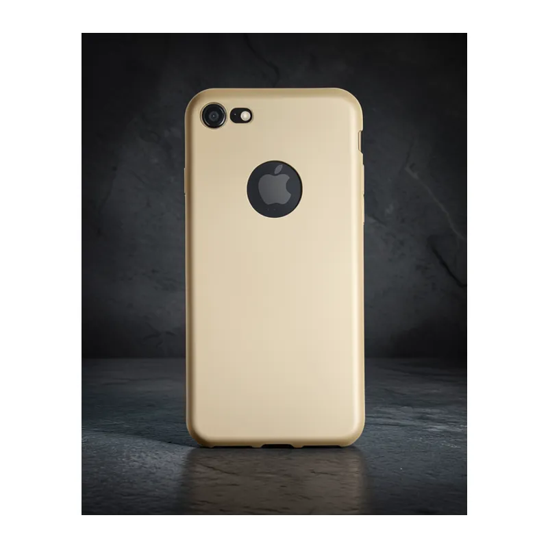 Apple İphone 7 Kılıf First Silikon - Gold
