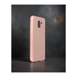 Samsung Galaxy J6 Kılıf First Silikon - Rose Gold