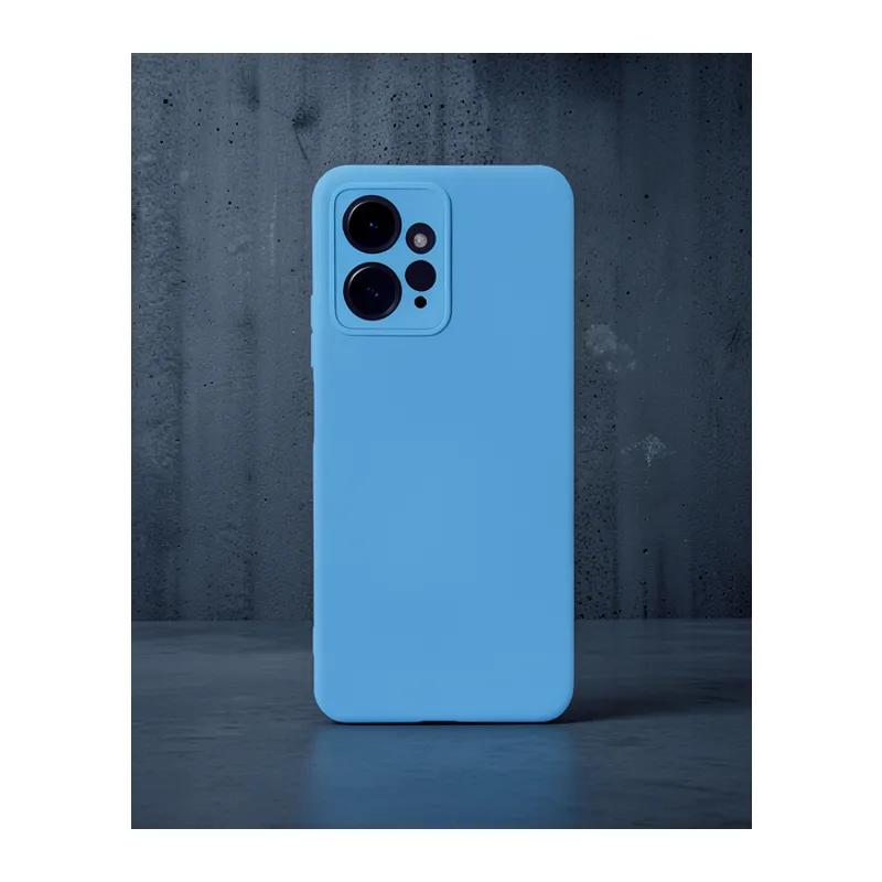 Xiaomi Redmi Note 12 4g Kılıf Nano İçi Kadife Silikon - Mavi