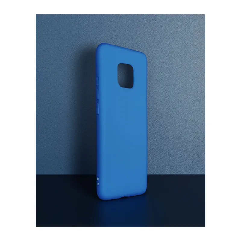 Huawei Mate 20 Pro Kılıf First Silikon - Mavi