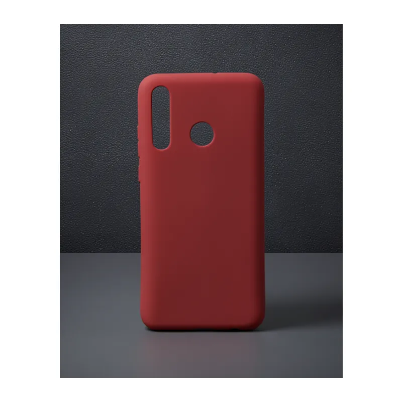 Huawei Honor 20 Lite Kılıf First Silikon - Bordo