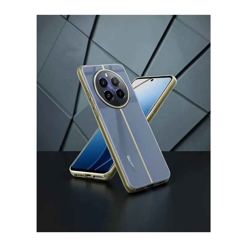 Realme 12 5G Kılıf Lüx Şeffaf Silikon - Şeffaf