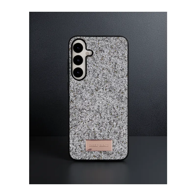 Onegif Samsung Galaxy A25 5g Bright Simli Kapak - Gümüş