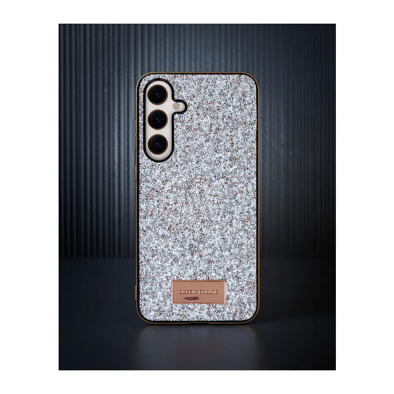 Onegif Samsung Galaxy A25 5g Bright Simli Kapak - Gold