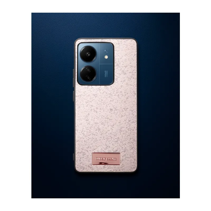 Onegif Xiaomi Redmi 13c Bright Simli Kapak - Pembe