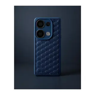 Realme C65 Kılıf Petek Silikon - Lacivert