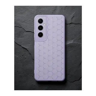 Realme C65 Kılıf Petek Silikon - Lila