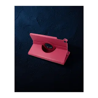 iPad Mini 4 Kılıf 360 Tablet Deri Kılıf - Pembe