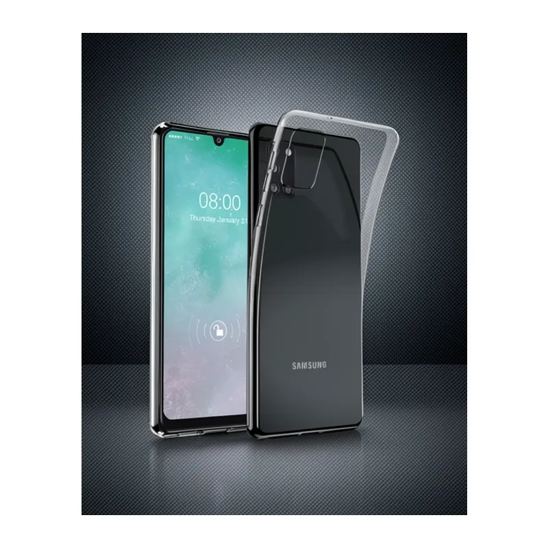 Samsung Galaxy A31 Kılıf Lüx Şeffaf Silikon