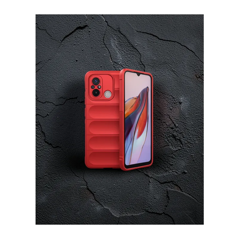 Xiaomi Redmi 12c Kılıf Optimum Silikon - Kırmızı