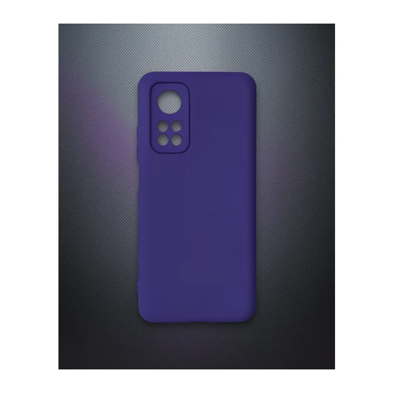 Xiaomi Mi 10t Kılıf Nano İçi Kadife Silikon - Mor