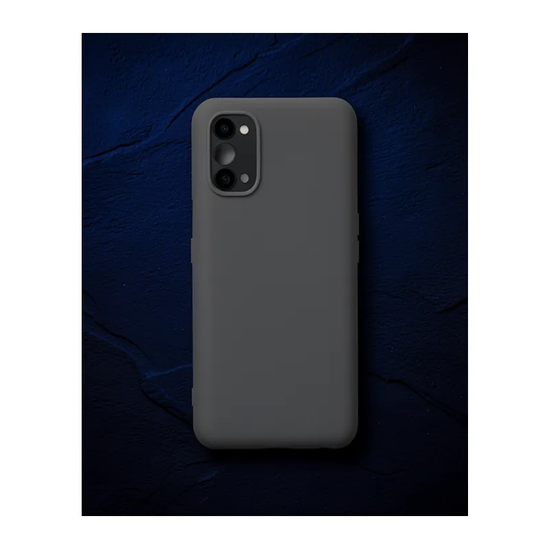 Realme 7 Pro Kılıf Nano İçi Kadife Silikon - Siyah