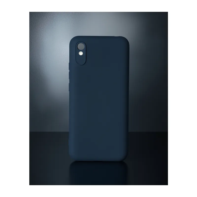 Xiaomi Redmi 9a Kılıf Nano İçi Kadife Silikon - Lacivert
